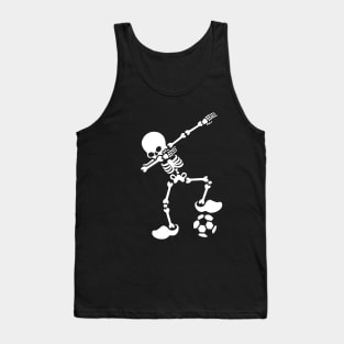 Dab dabbing skeleton Dutch soccer Holland clogs Tank Top